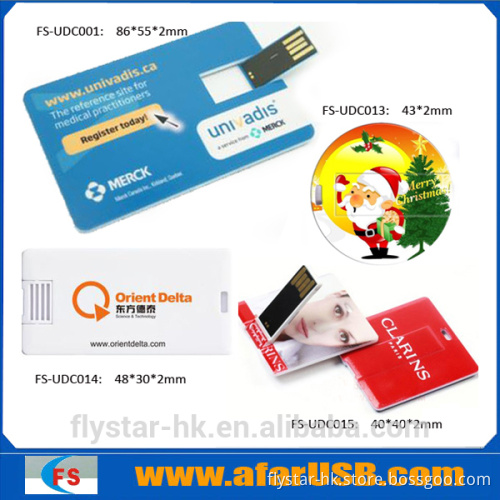 Free custom sample usb card with full color printing